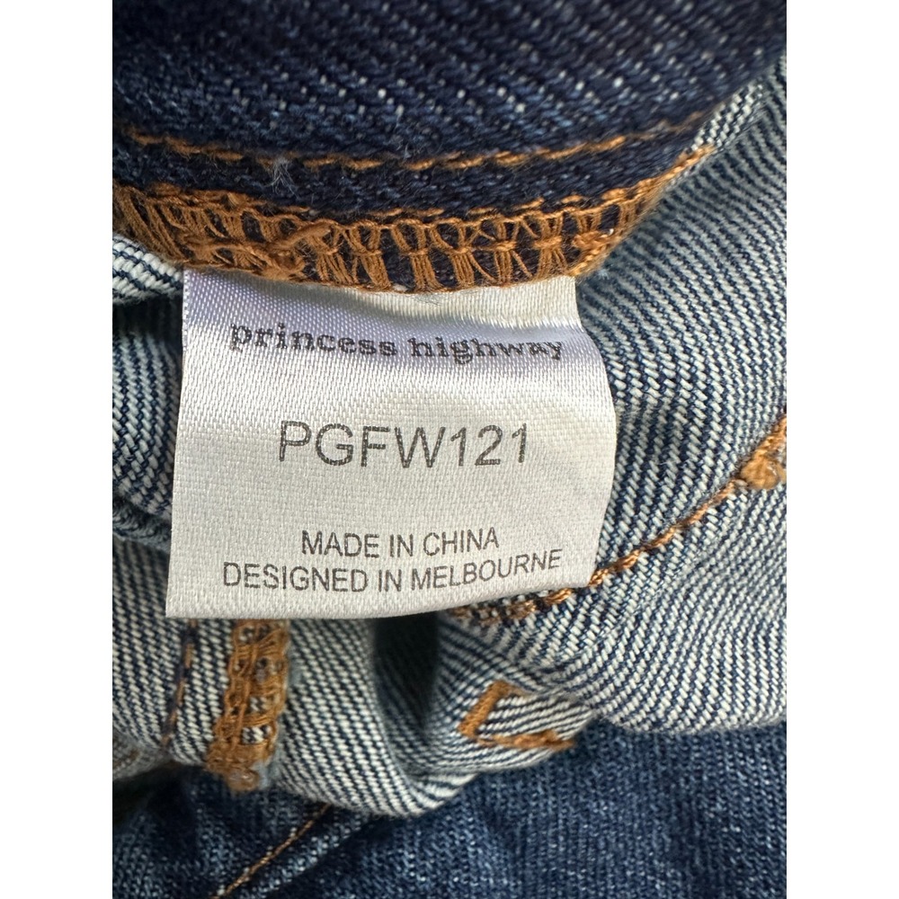 Princess Highway Daisy Days Embroidered Denim Overalls Blue Size 6 *Read - Picture 8 of 13